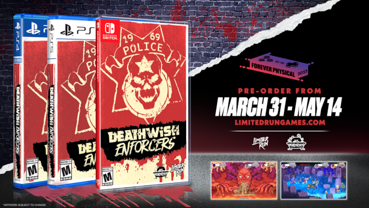 Deathwish Enforcers' is now out digitally on Nintendo Switch Deathwish Enforcers' is now out digitally on Nintendo Switch